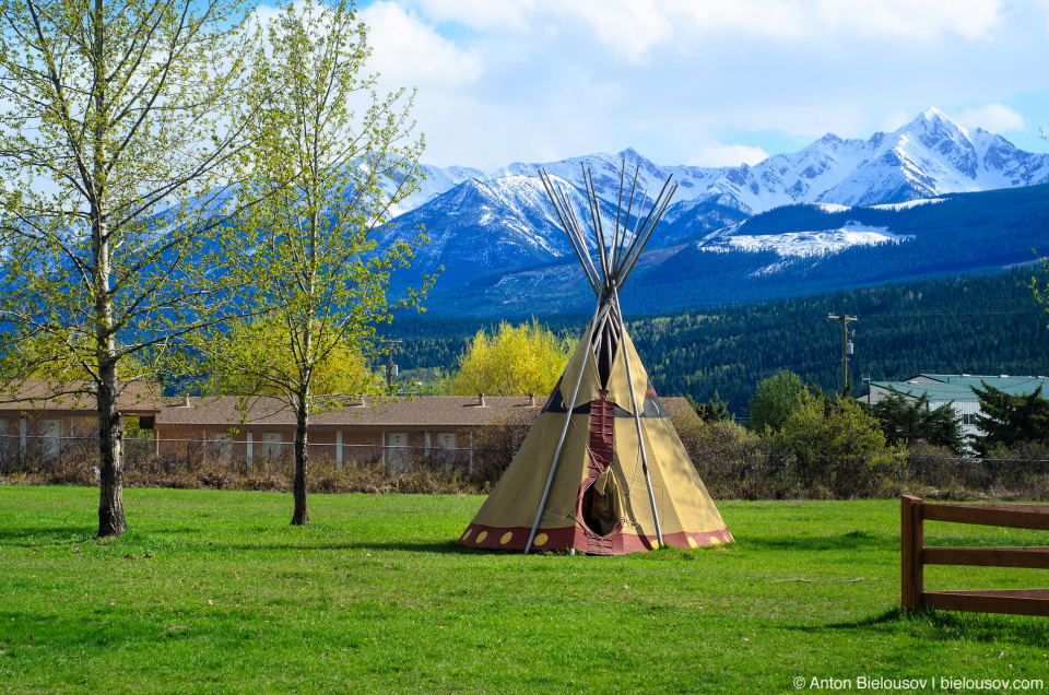 Teepee in British Columbia