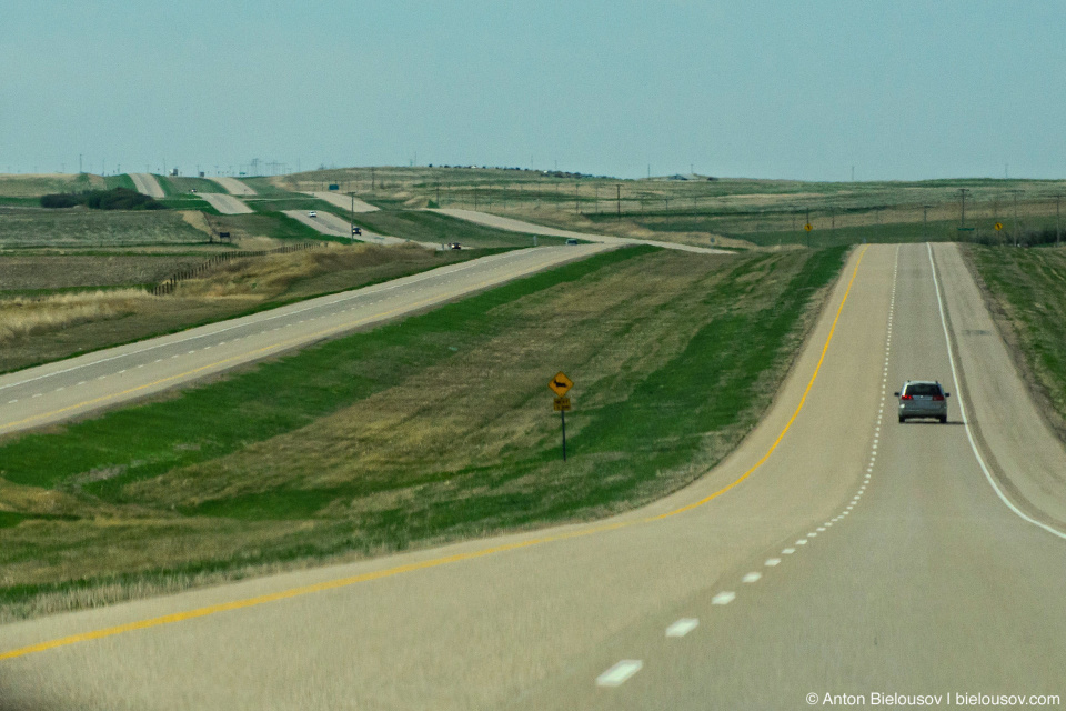 Путешествия: Трансканэтноэксп. День 4: trans canada highway in saskatchewan