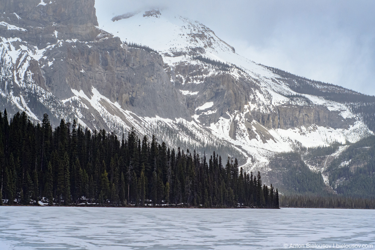 Frozen Emerald Lake — Yoho National Park