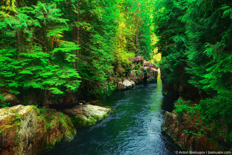 Capilano river, North Vancouver, BC