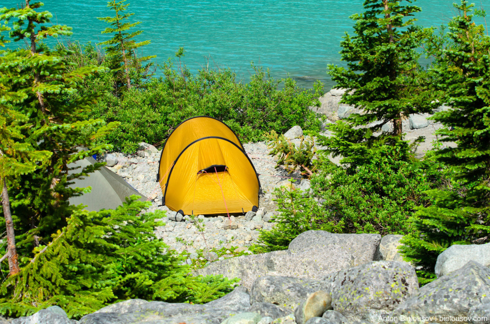 Upper Joffre Lake camping