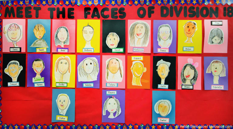 Chaffey Burke School division 18 self-portraits