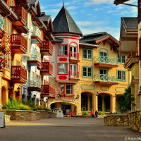 Sun Peaks village downtown Sun Peaks village downtown