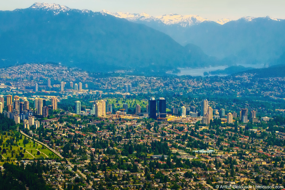 Burnaby, BC aerial photo