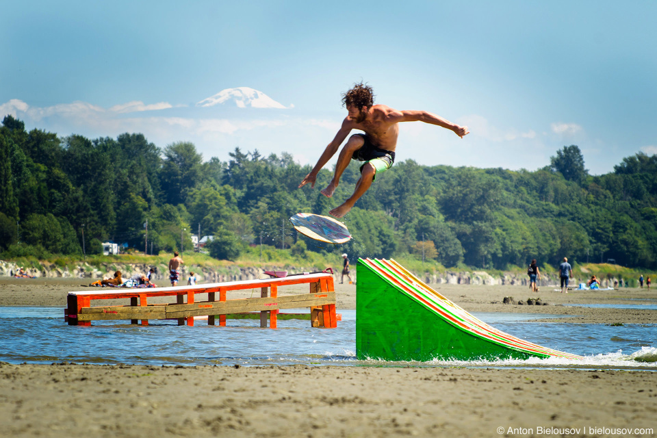 Пляж во время отлива (White Rock, BC)