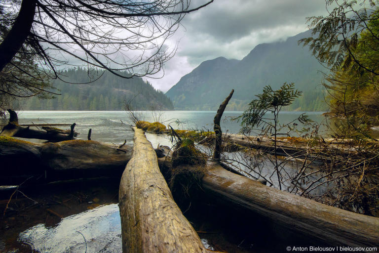 Rainy moning at Buntzen Lake, BC