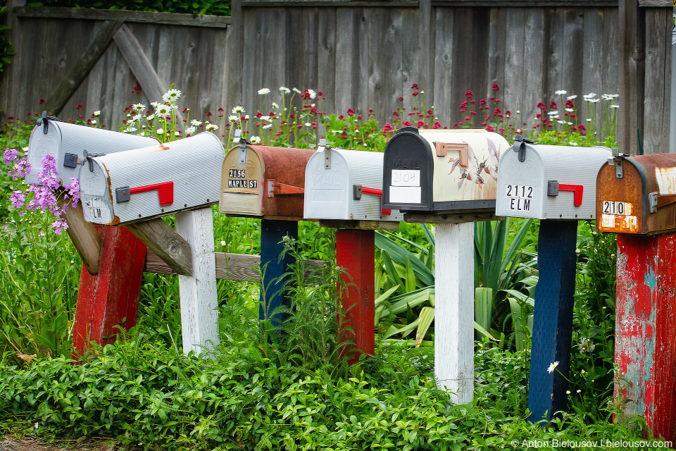 US Mail post boxes (Point Roberts, WA)