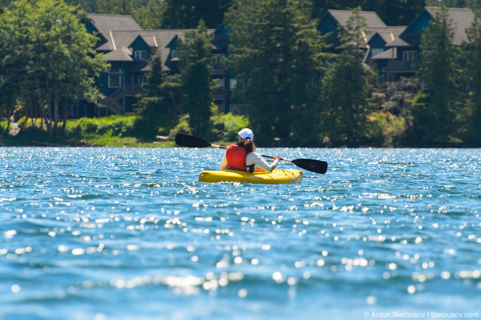 Kayaking in Ucluelet, BC