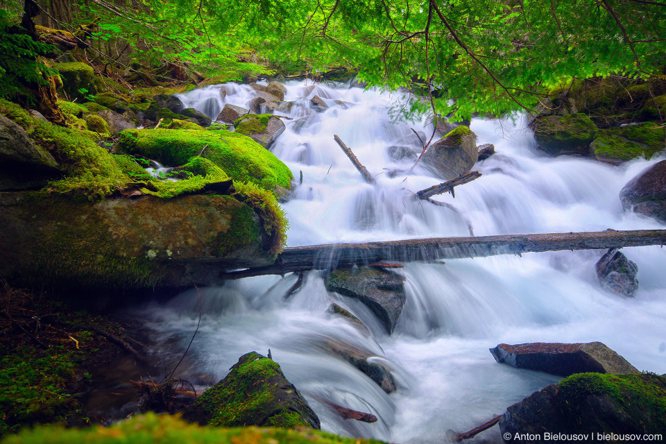 Lindeman Lake Creek Waterfall (Chilliwack, BC)