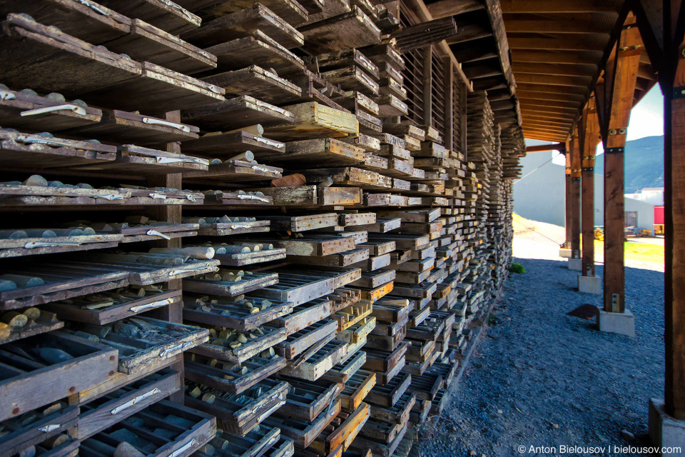 Хранилище проб грунта (Britannia Mine Museum)