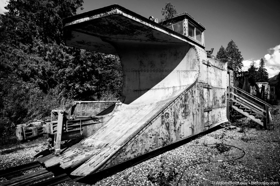 Canadian Pacific Railways snow plow