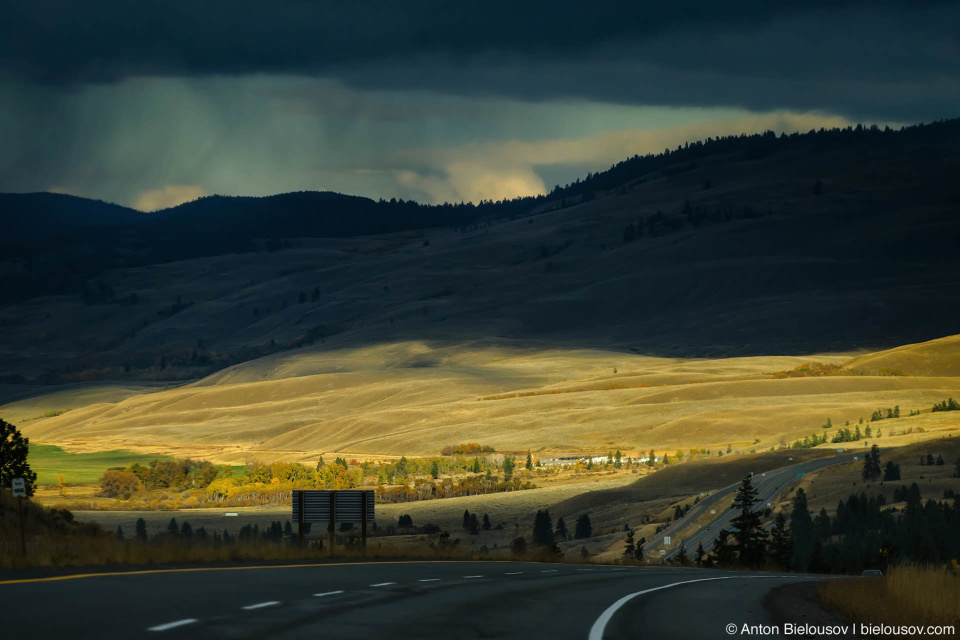 Canadian prairies near Kamloops, BC