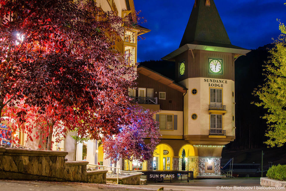 Night in Sun Peaks, BC