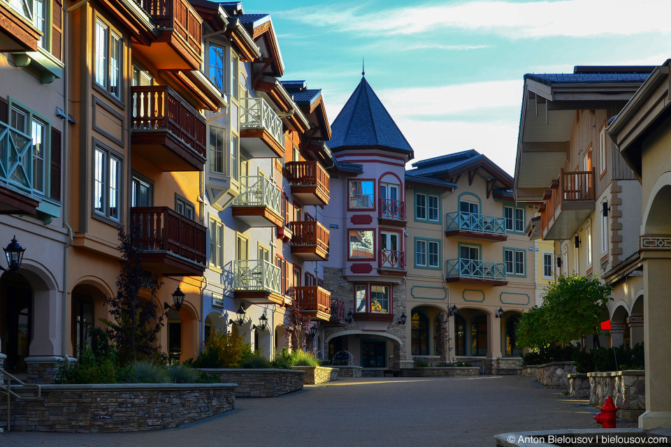 Sun Peaks resort street