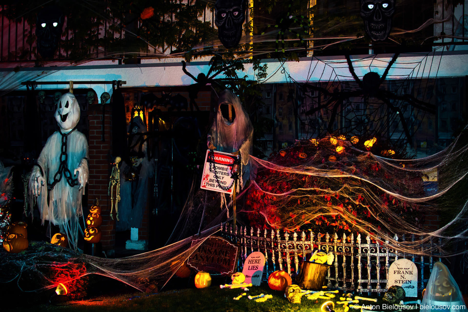 Halloween haunted house