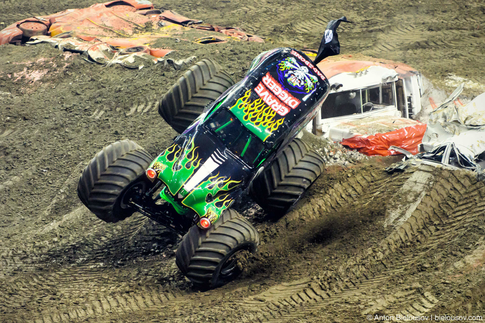 Grave Digger Monster Truck (Vancouver, BC 2014). 