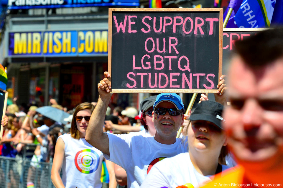 “We support our LGBTQ students” — Toronto Pride