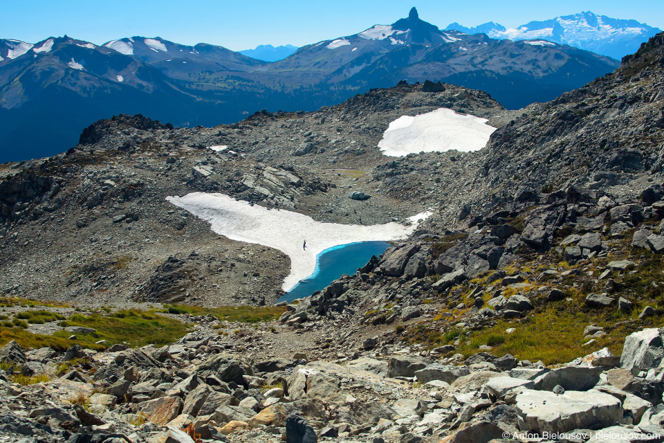 Ледники на юго-восточном склоне Вистлера (Whistler, BC)