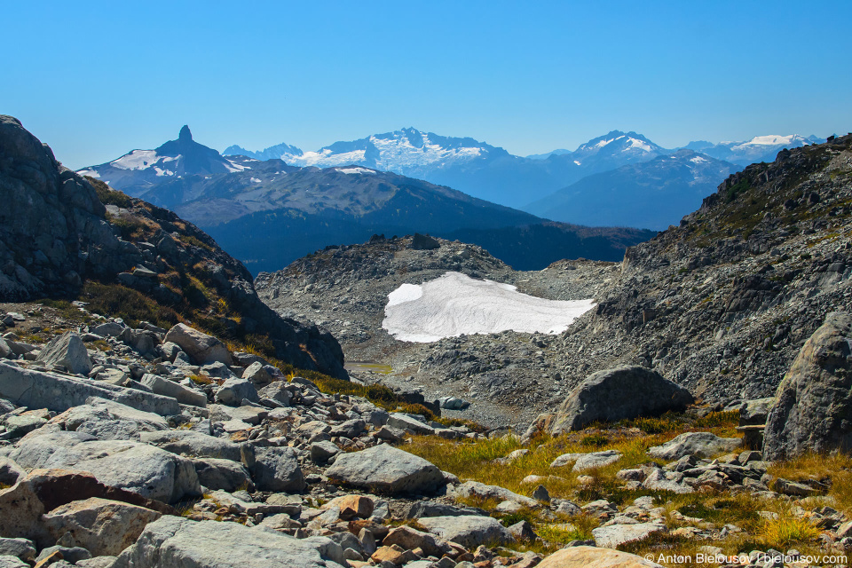 Ледники на юго-восточном склоне Вистлера (Whistler, BC)