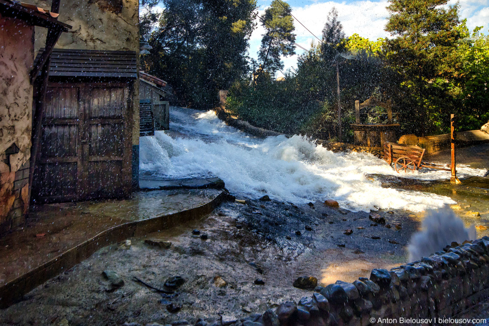 Old Mexico Flood at Universal Studios Backlot, Hollywood, CA