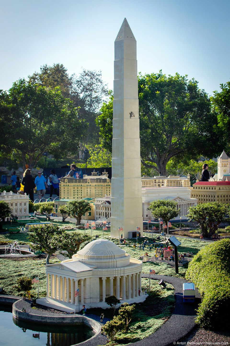 Washington D.C. National Mall in Legoland's Miniland USA