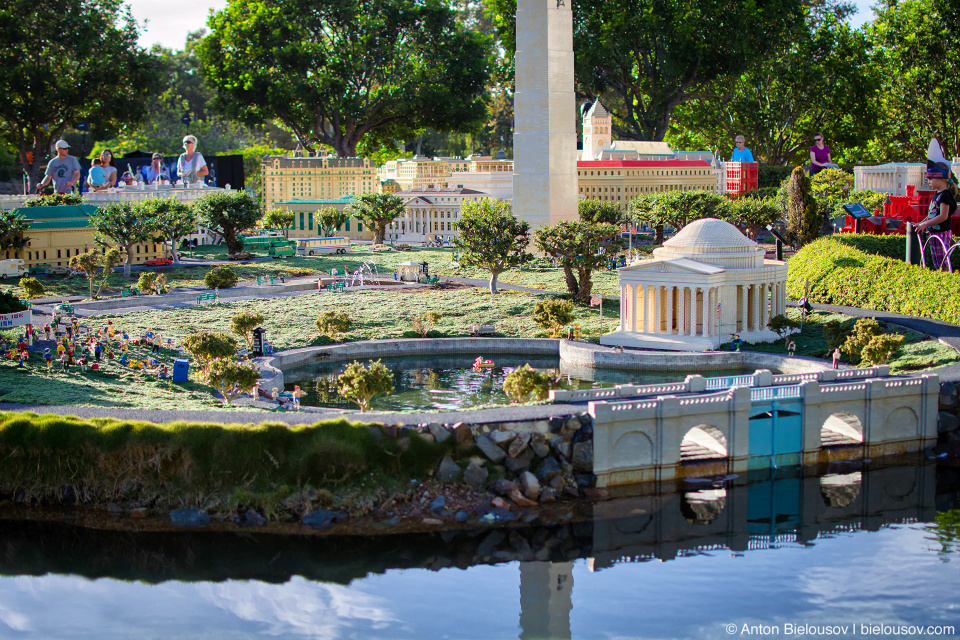 Washington D.C. National Mall in Legoland's Miniland USA