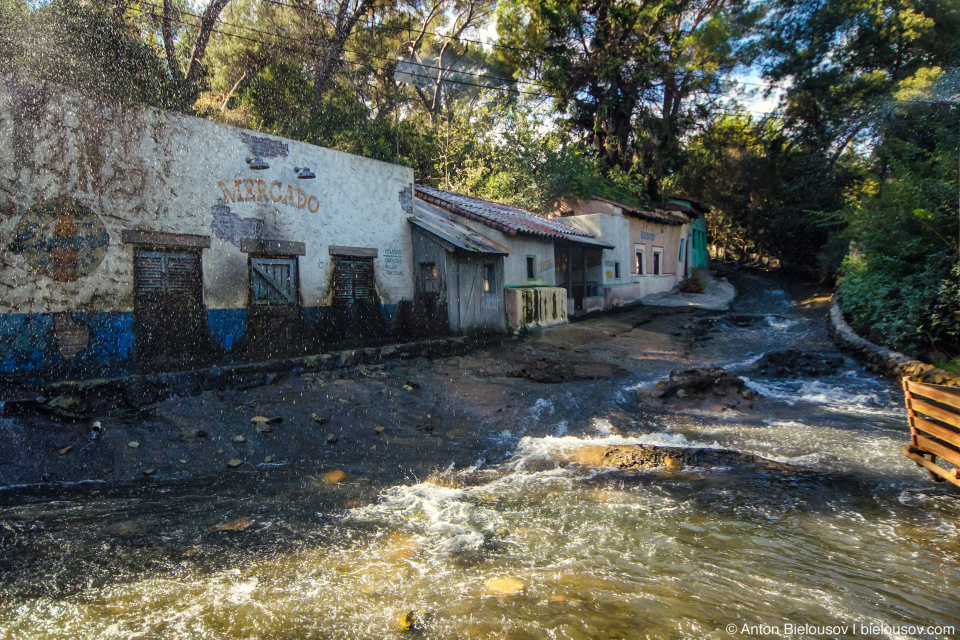 Old Mexico Flood at Universal Studios Backlot, Hollywood, CA