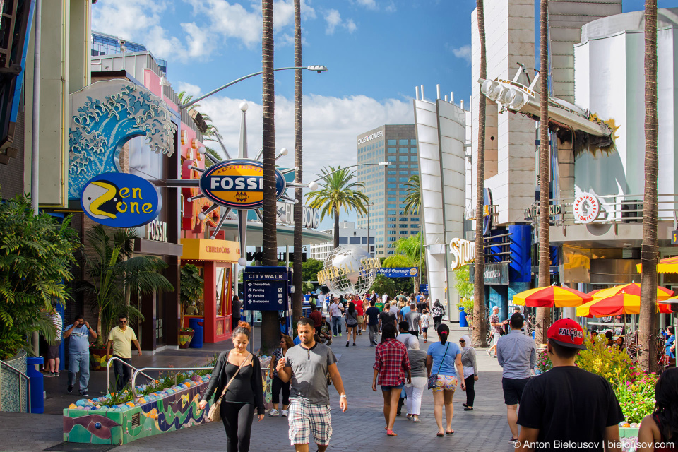 Universal Studios Citywalk. Hollywood, CA