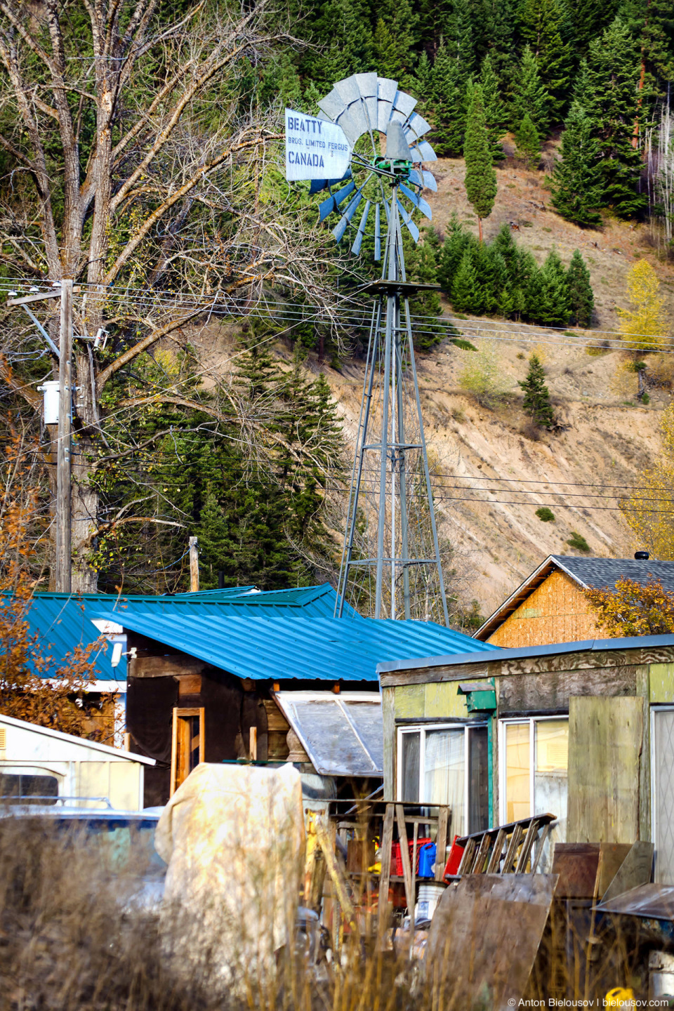 Windmill in Coalmont, BC