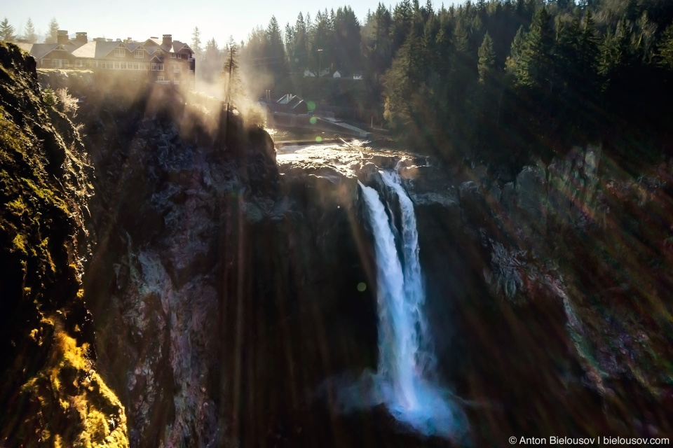 Snoqualmie Falls from Twin Peaks (Snoqualmie, WA)