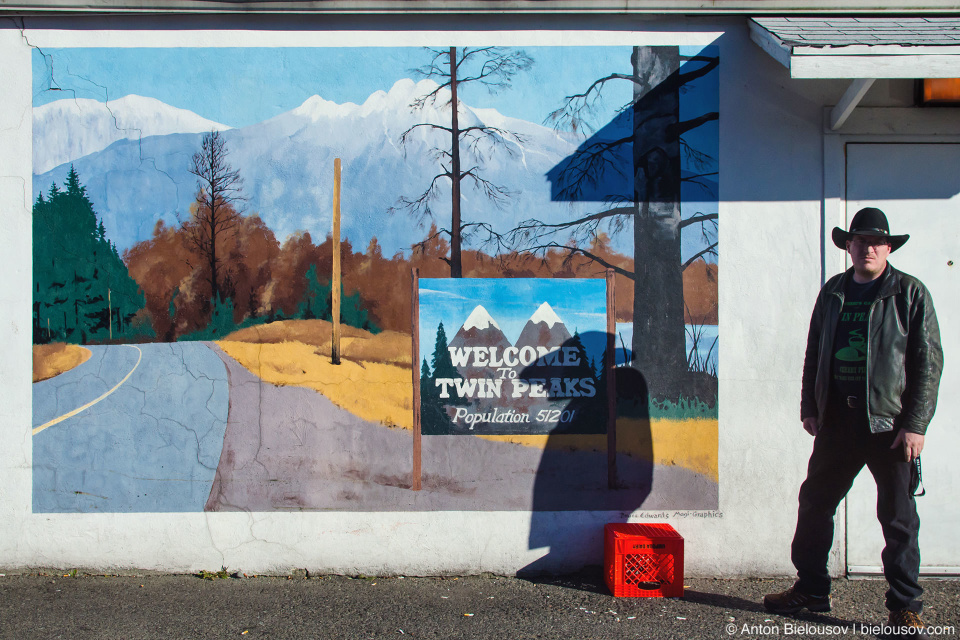 Twede's Cafe Twin Peaks mural art