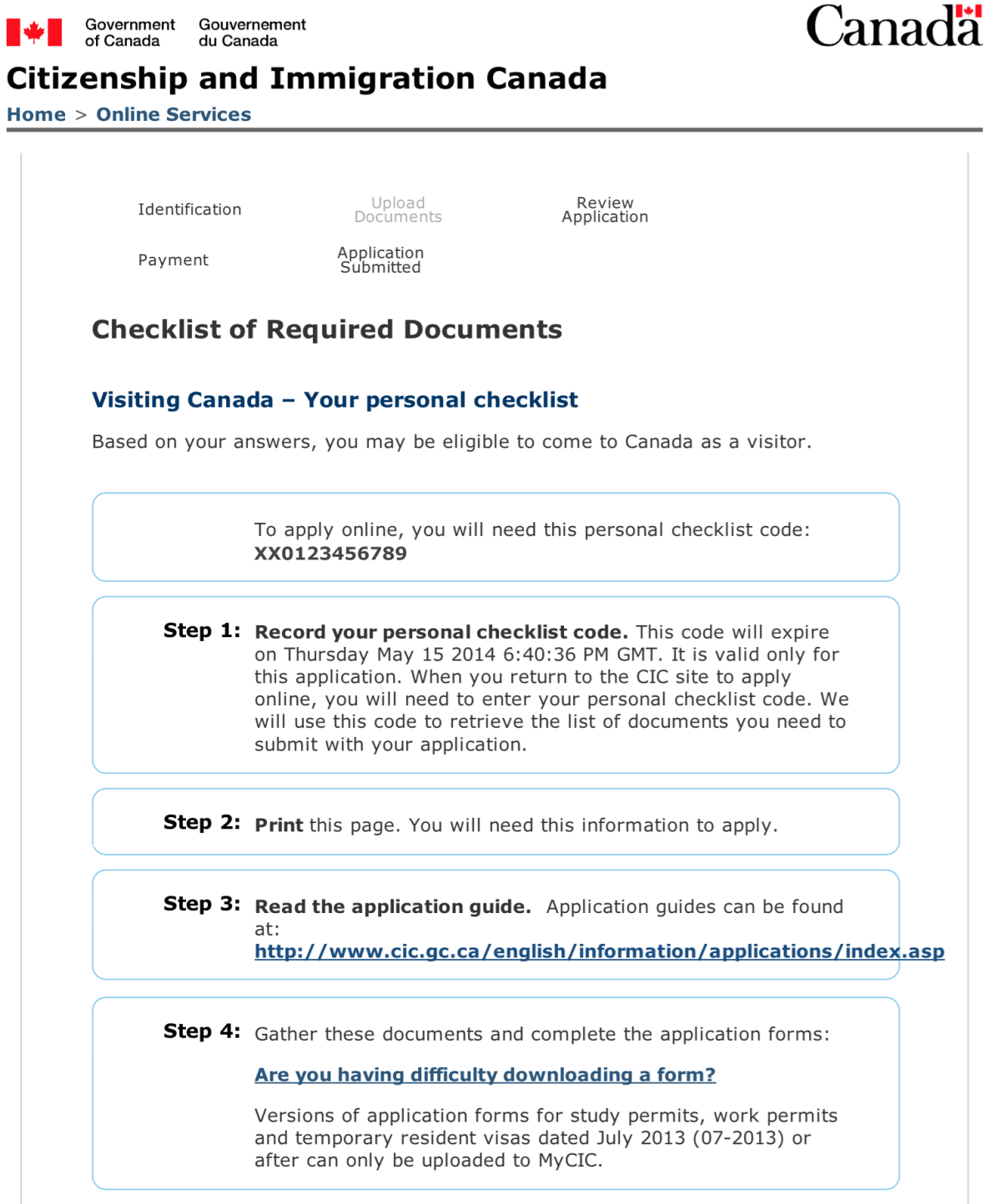 CIC Supervisa Checklist