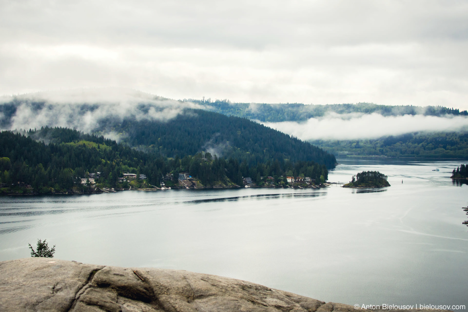 Indian Arm view from Deep Cove Quarry Rock