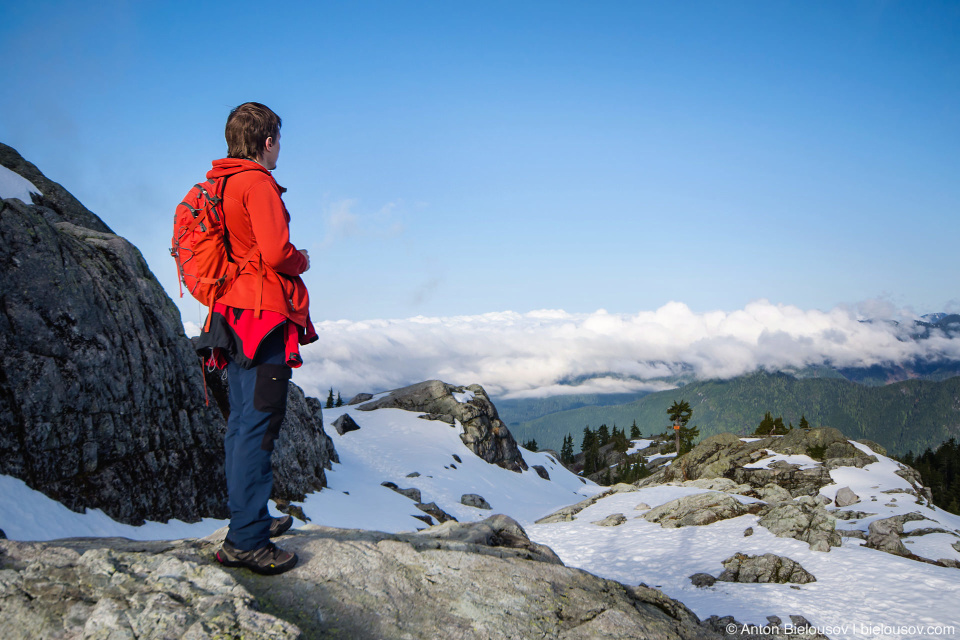 На вершине горы Сеймур (Seymour Mountain)