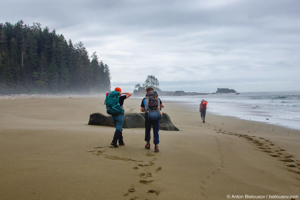 West Coast Trail sandy beach