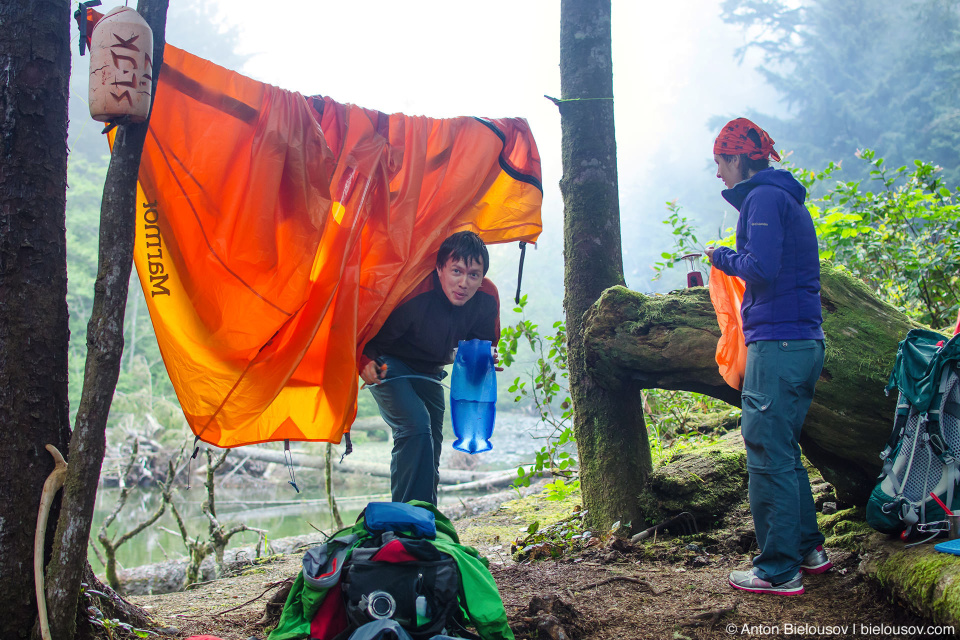 West Coast Trail, Cullite Cove campsite (58km)