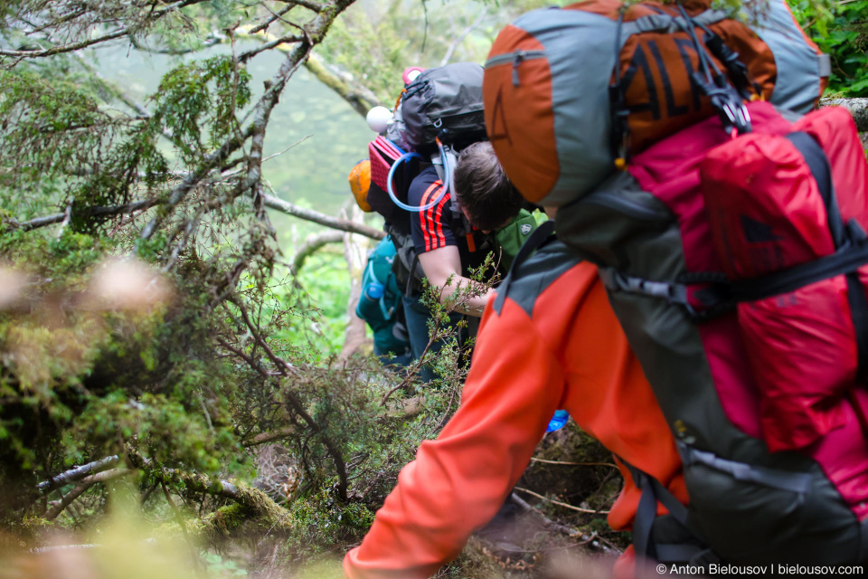 West Coast Trail, Cullite Cove campsite access (58km)