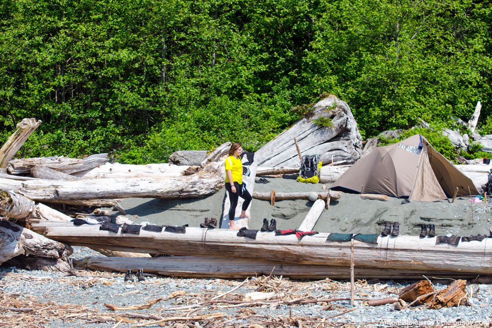 West Coast Trail: Walbran Creek Campsite