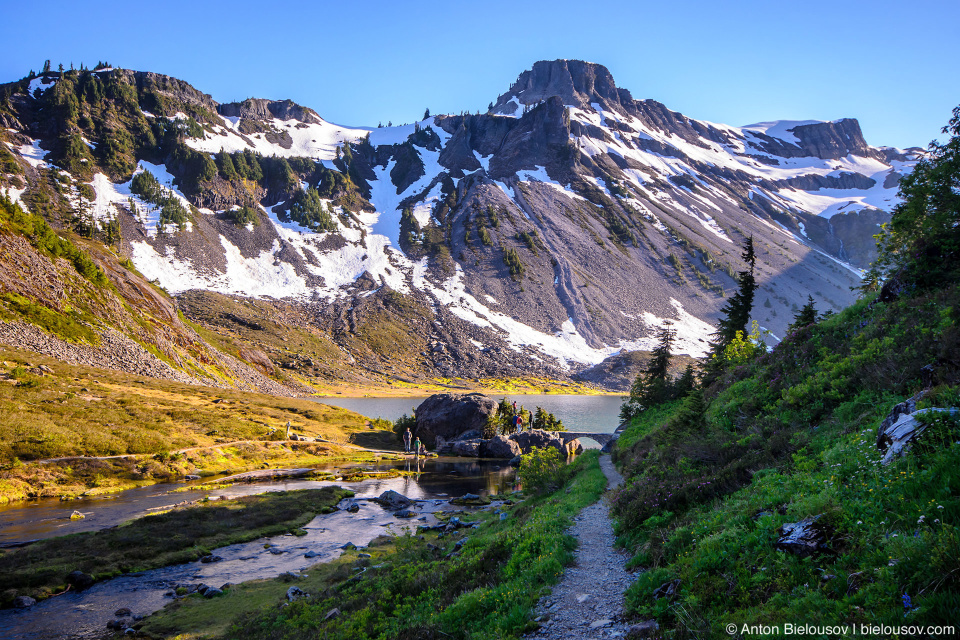 Chain Lakes trail, Mount Baker, WA