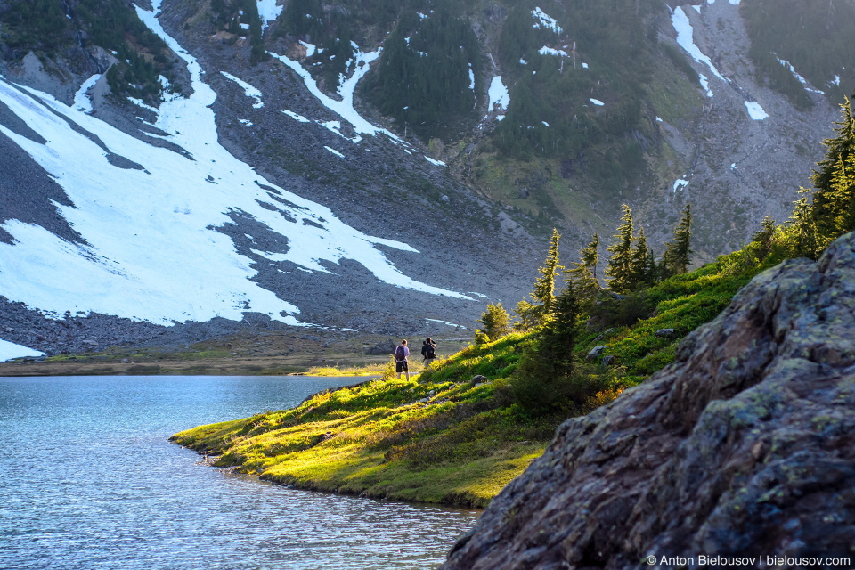 Chain Lakes trail, Baker Mountain, WA