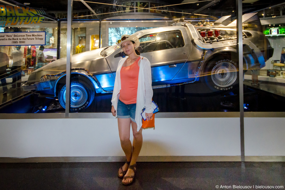 Original DeLorean in Universal Studios museum (Hollywood, CA)