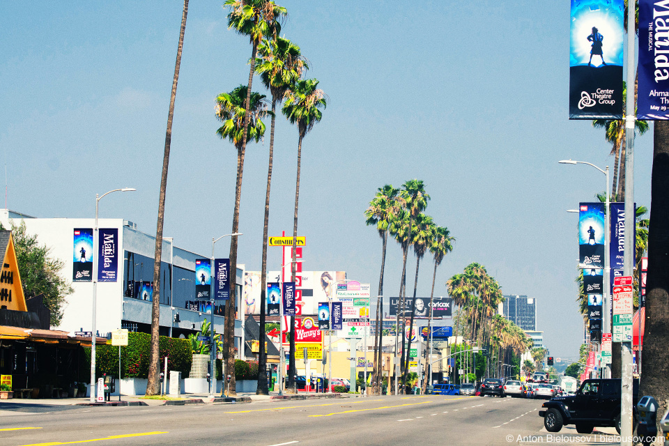 Sunset Blvd., Hollywood