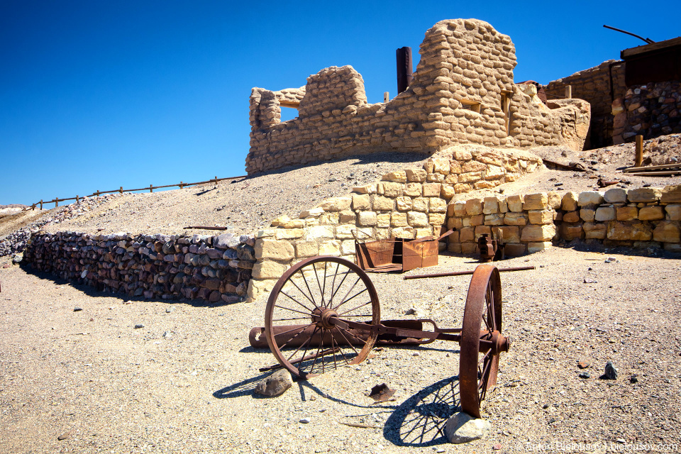 Harmony Borax Works ghost town, Death Valley, CA