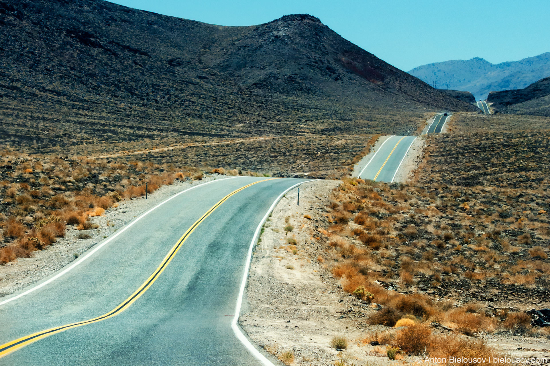 Долина смерти Калифорния дорога