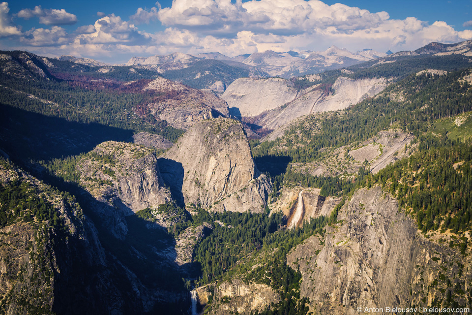 Glacier Point View to Yosemite National Park