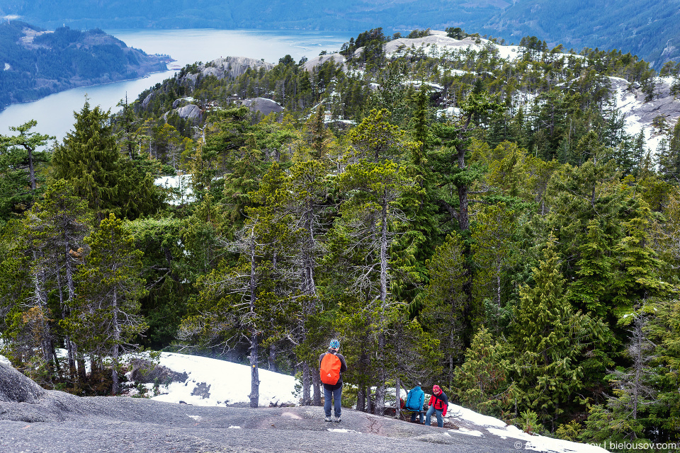 Вид с Третьего пика Stawamus Chief