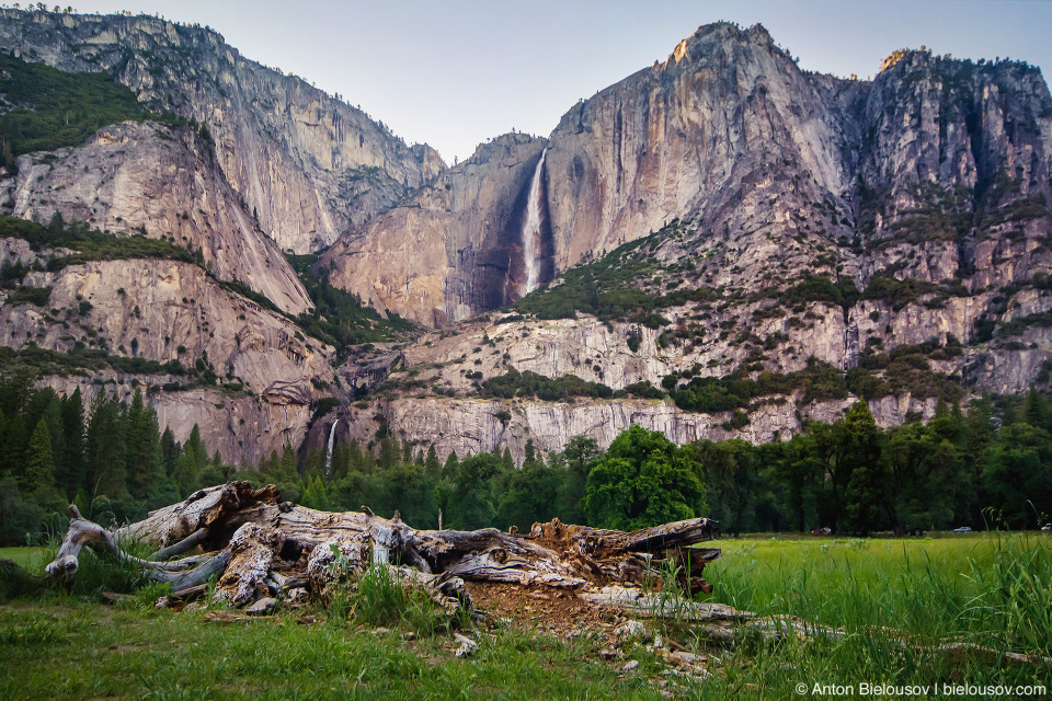 Upper and Lower Yosemite Falls