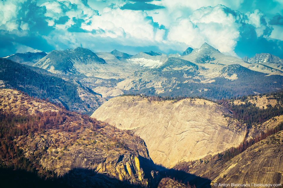 Glacier Point View to Yosemite National Park