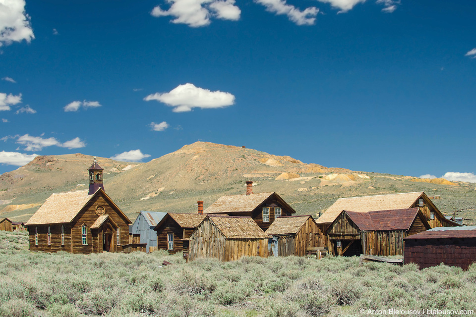 Город-призрак Bodie, CA