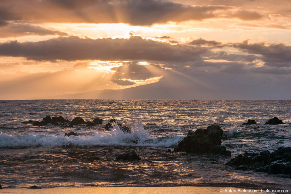 Keawakupu Beach Sunset (Maui, HI)